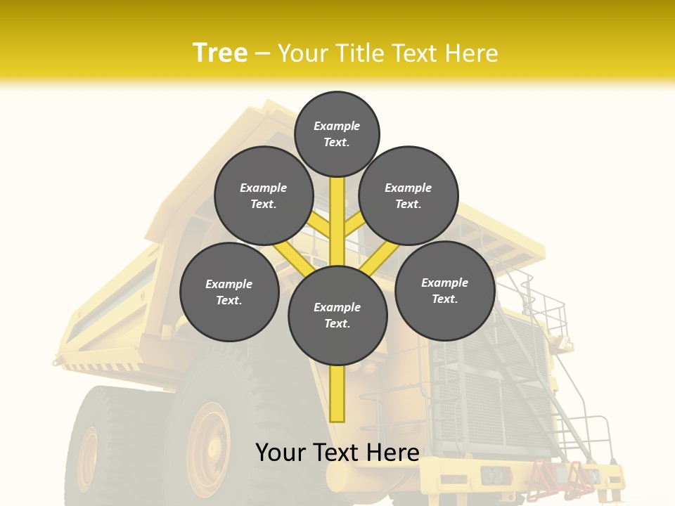 Big Isolated Dirt PowerPoint Template