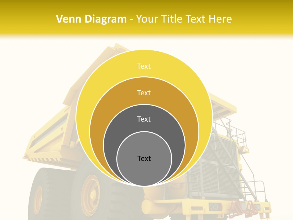 Big Isolated Dirt PowerPoint Template