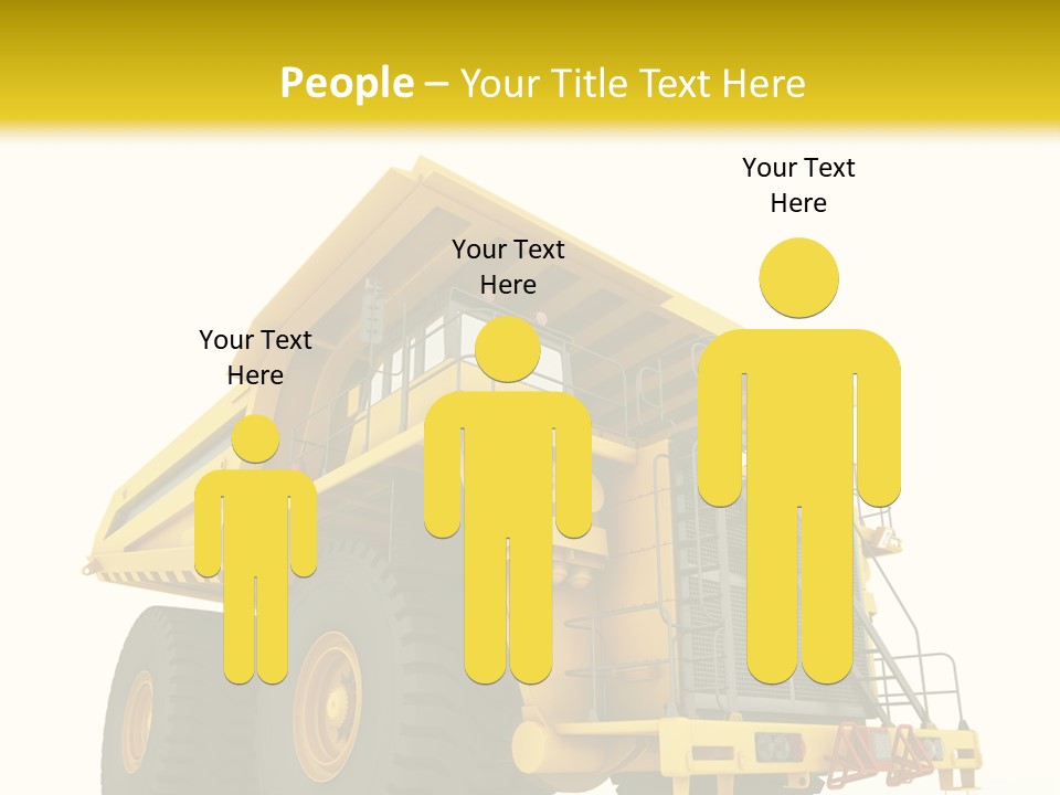 Big Isolated Dirt PowerPoint Template