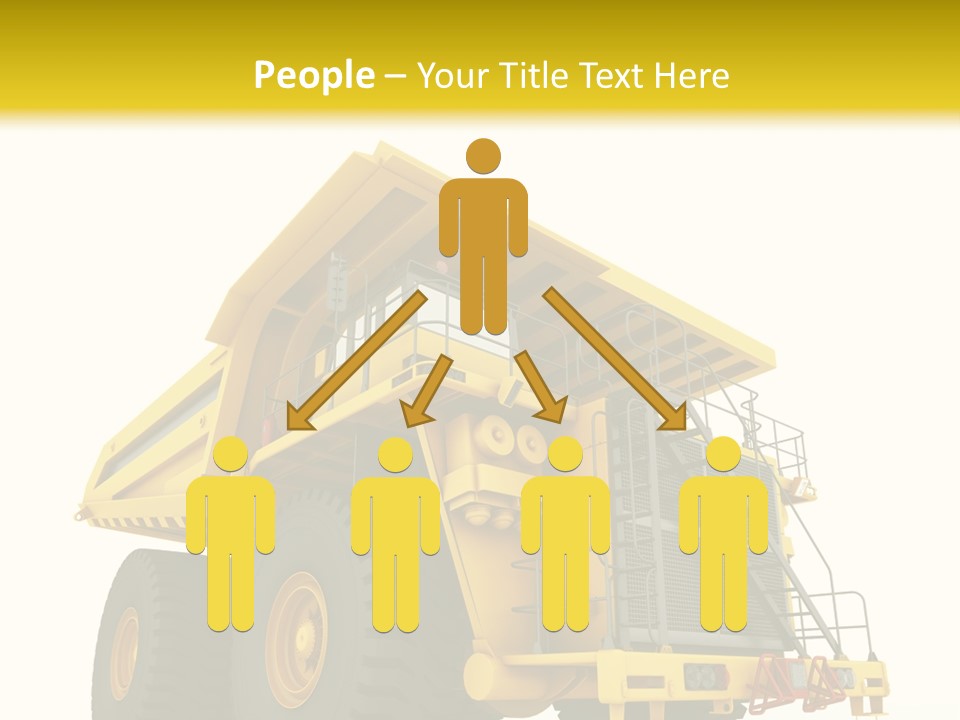 Big Isolated Dirt PowerPoint Template