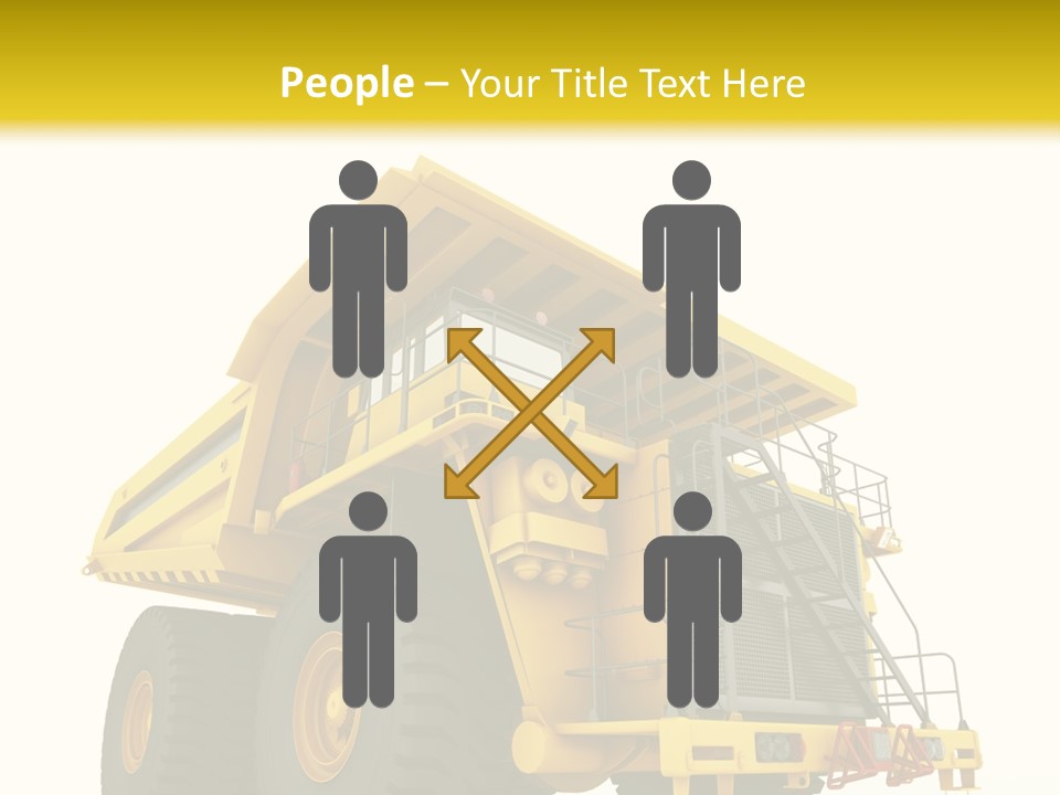 Big Isolated Dirt PowerPoint Template