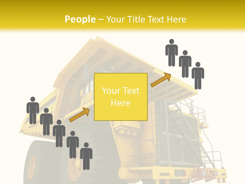 Big Isolated Dirt PowerPoint Template