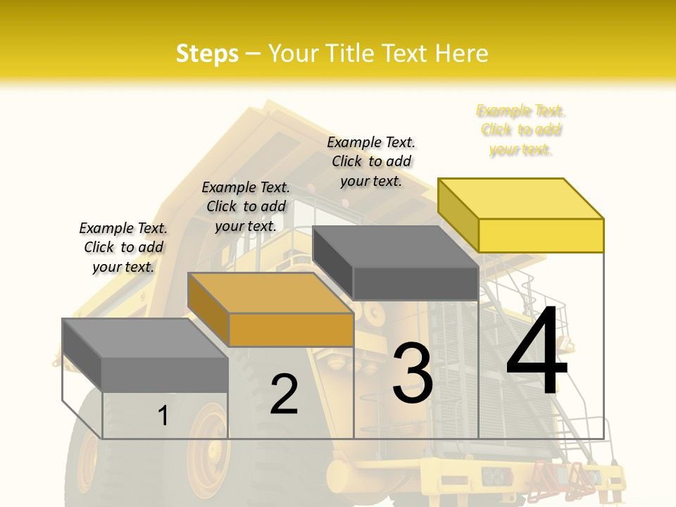 Big Isolated Dirt PowerPoint Template