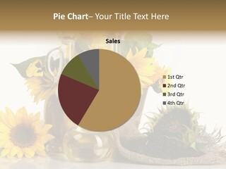 Sunflower Vegetable Oil PowerPoint Template