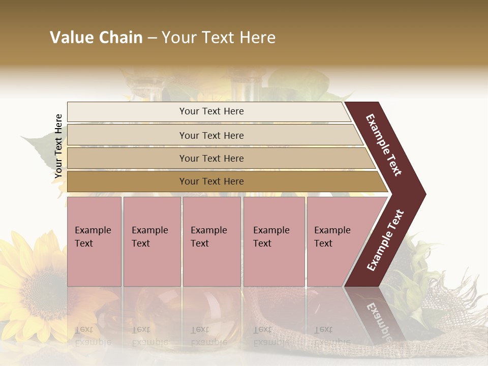 Sunflower Vegetable Oil PowerPoint Template