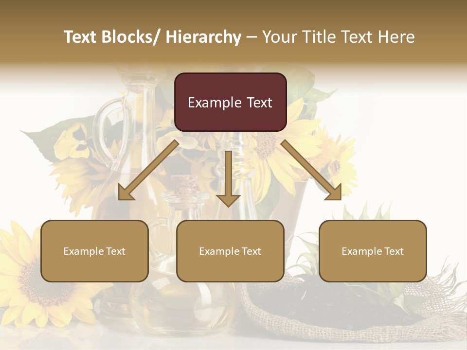 Sunflower Vegetable Oil PowerPoint Template