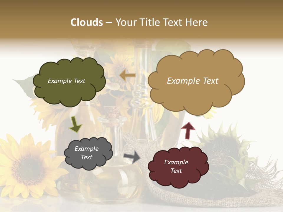 Sunflower Vegetable Oil PowerPoint Template
