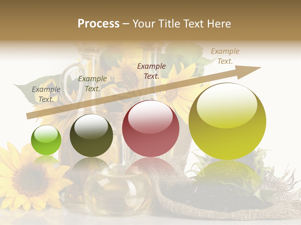 Sunflower Vegetable Oil PowerPoint Template
