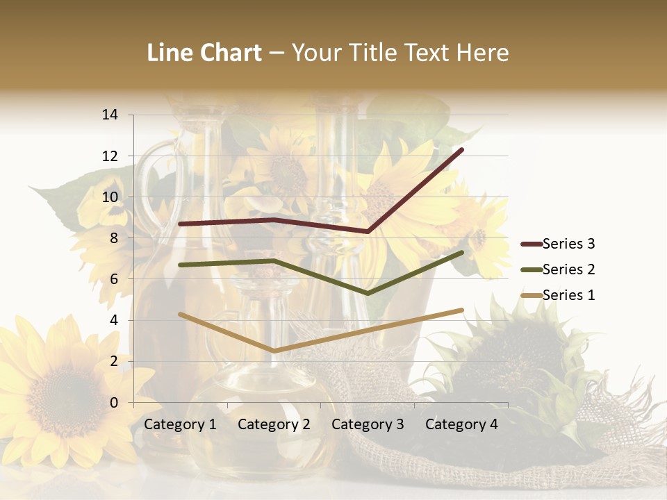 Sunflower Vegetable Oil PowerPoint Template