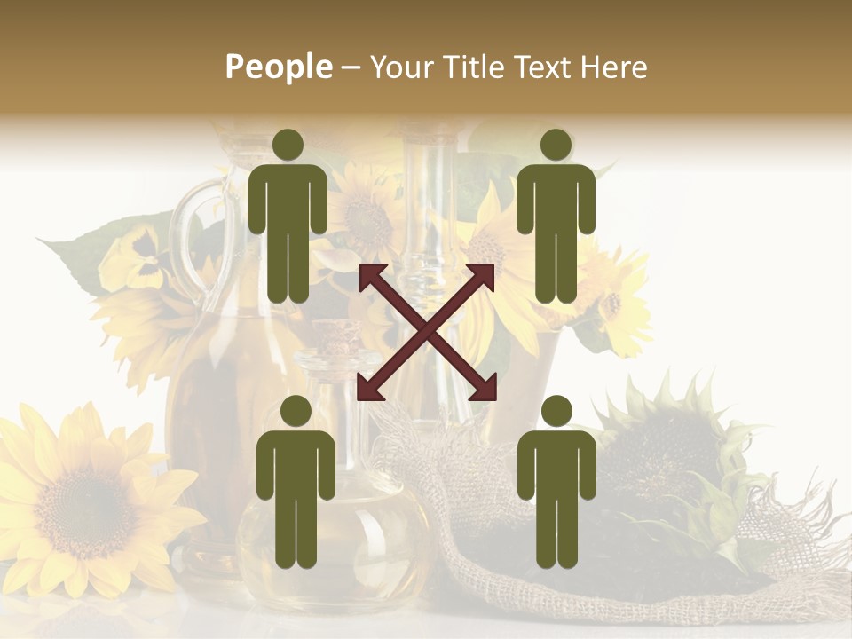 Sunflower Vegetable Oil PowerPoint Template