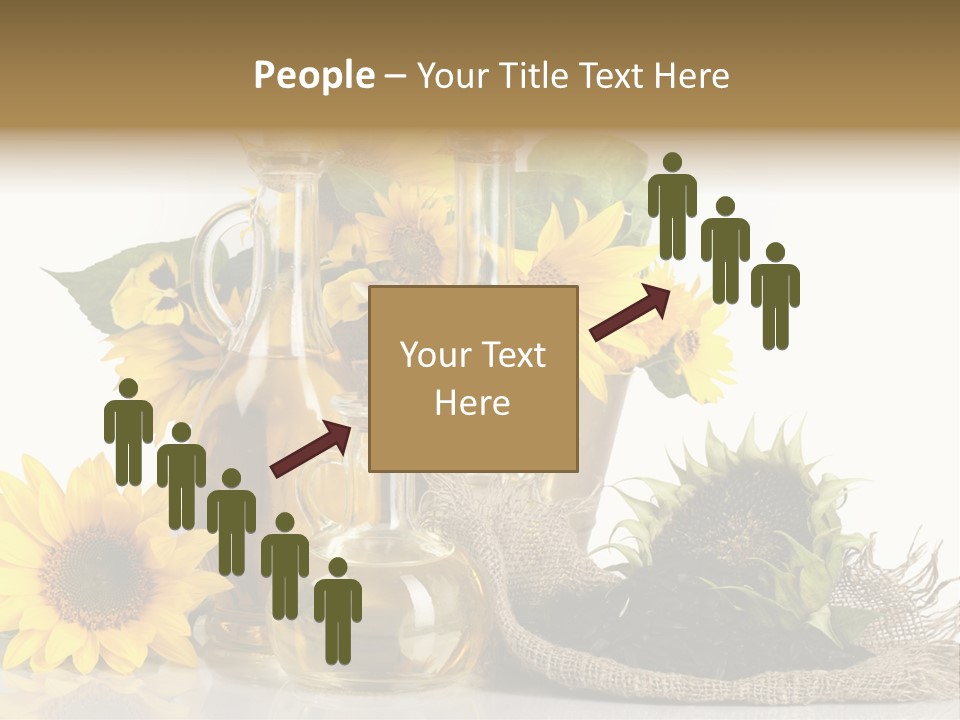 Sunflower Vegetable Oil PowerPoint Template