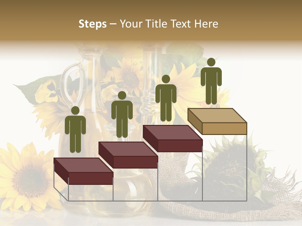 Sunflower Vegetable Oil PowerPoint Template