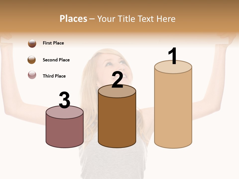 Studio Shot Positive Smile PowerPoint Template