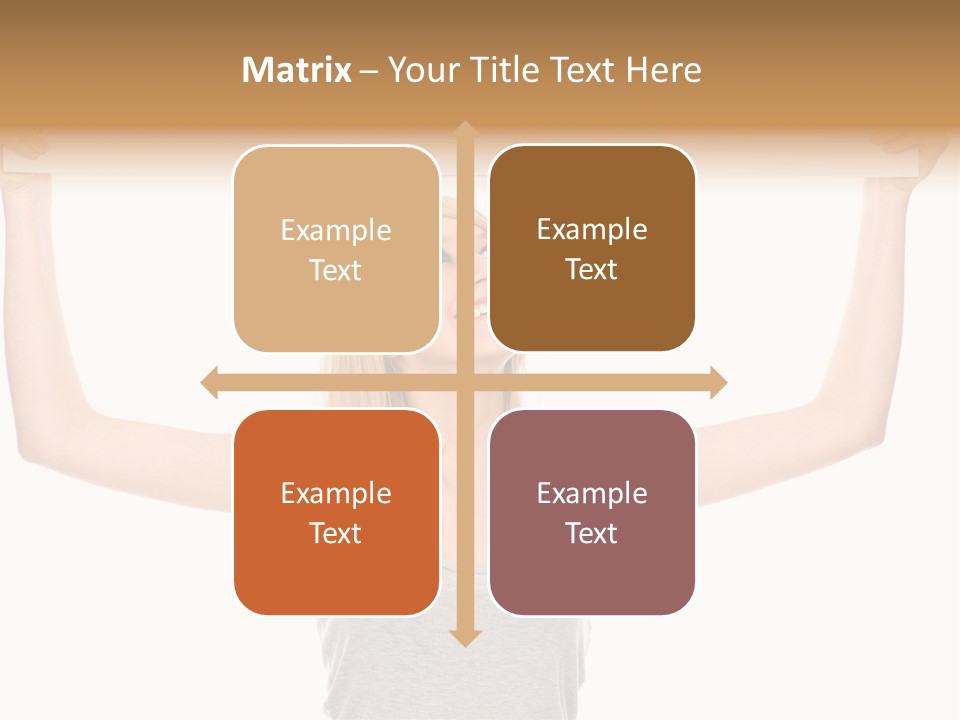 Studio Shot Positive Smile PowerPoint Template