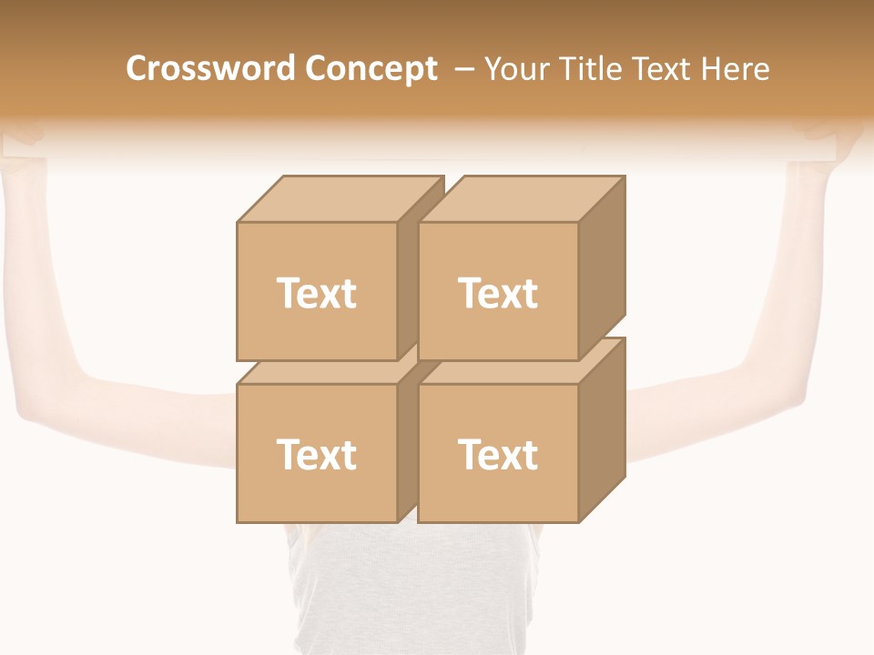 Studio Shot Positive Smile PowerPoint Template