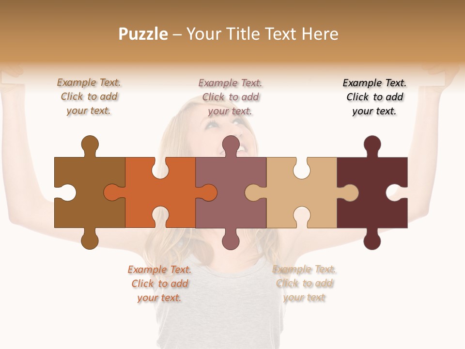 Studio Shot Positive Smile PowerPoint Template