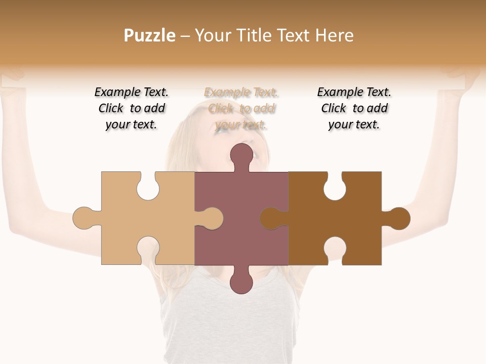 Studio Shot Positive Smile PowerPoint Template