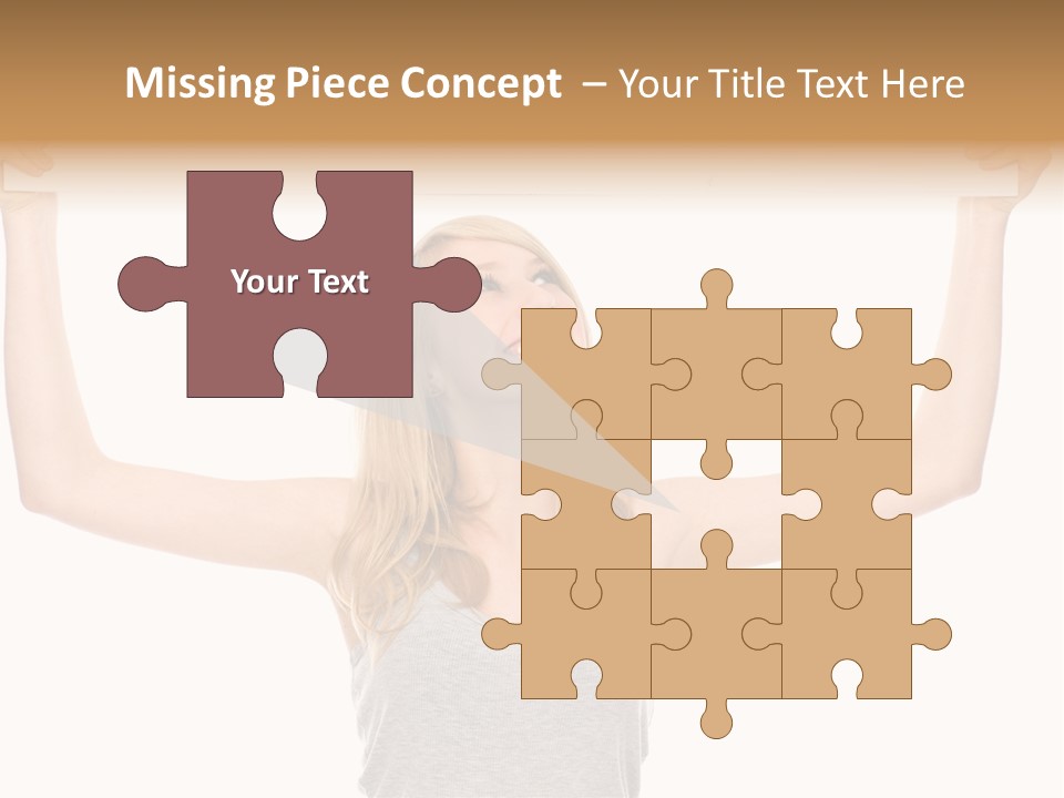 Studio Shot Positive Smile PowerPoint Template