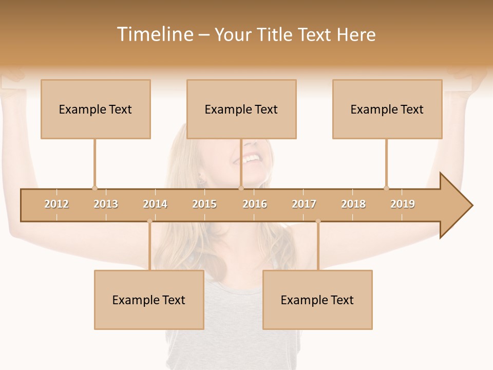 Studio Shot Positive Smile PowerPoint Template