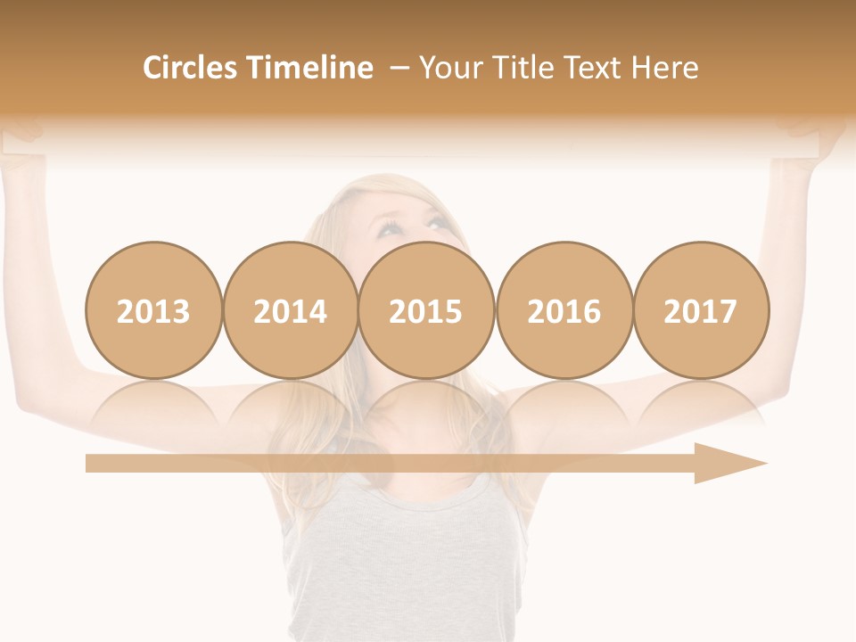 Studio Shot Positive Smile PowerPoint Template