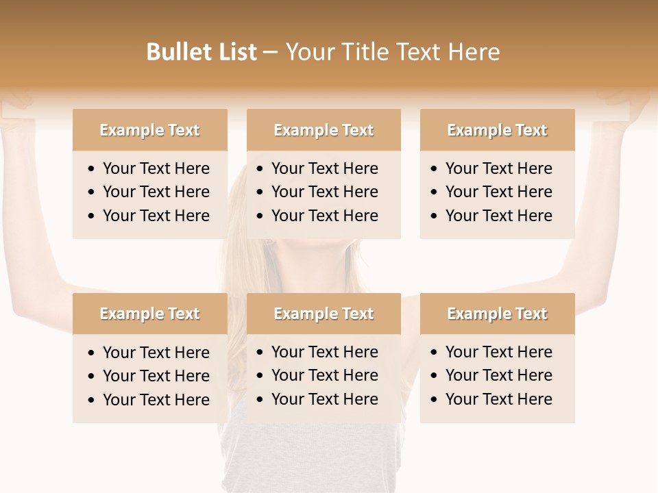 Studio Shot Positive Smile PowerPoint Template