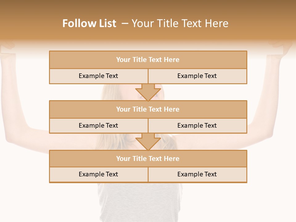 Studio Shot Positive Smile PowerPoint Template