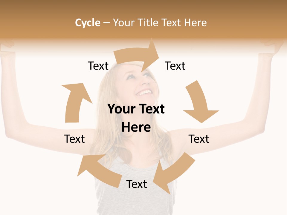 Studio Shot Positive Smile PowerPoint Template