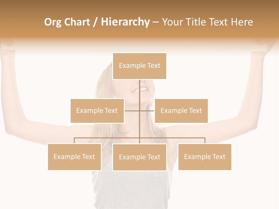 Studio Shot Positive Smile PowerPoint Template