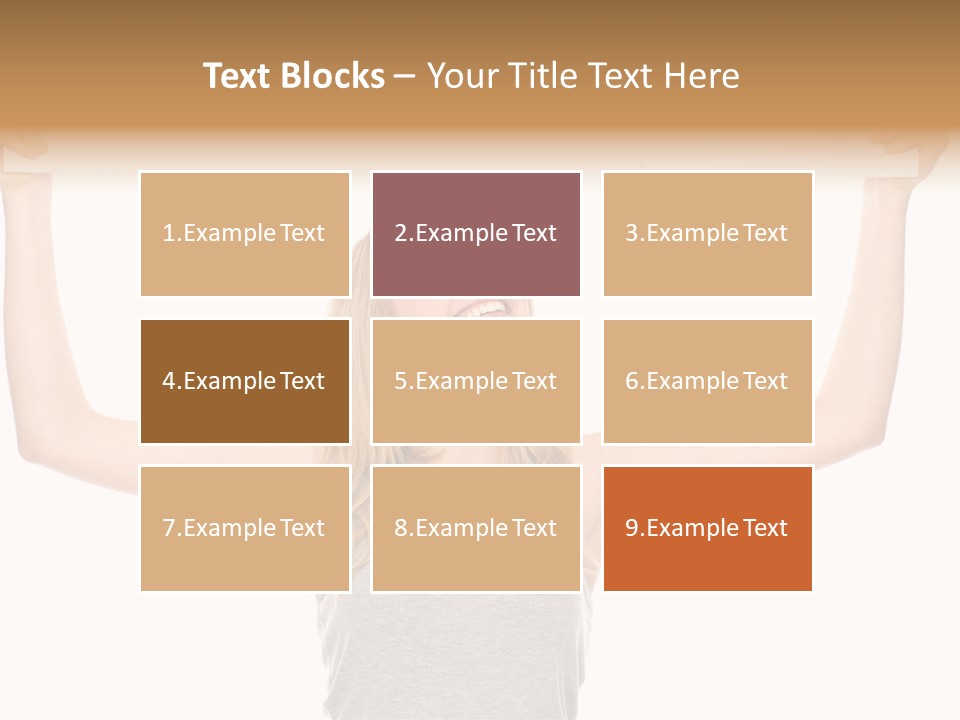 Studio Shot Positive Smile PowerPoint Template