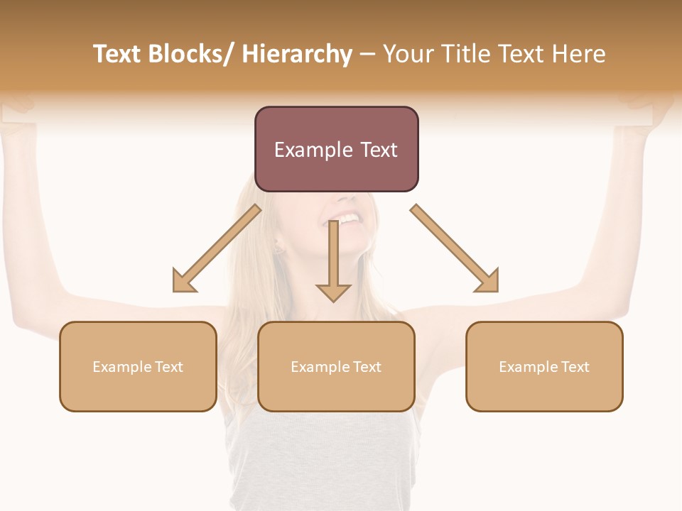 Studio Shot Positive Smile PowerPoint Template