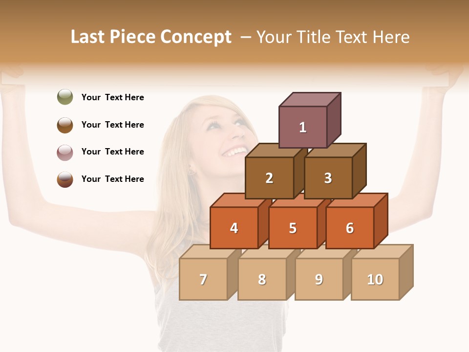 Studio Shot Positive Smile PowerPoint Template