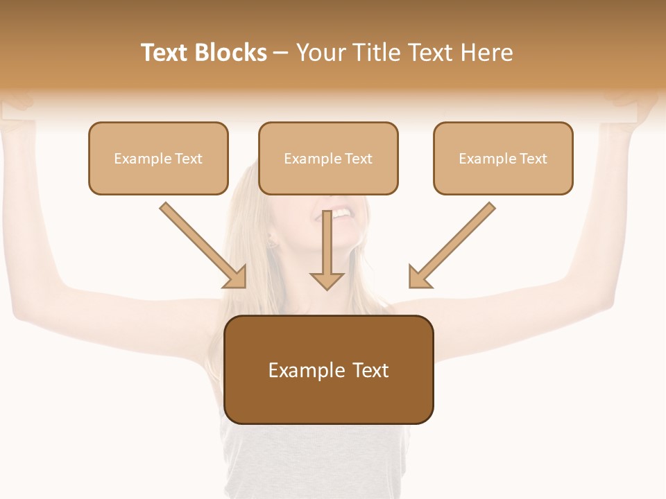 Studio Shot Positive Smile PowerPoint Template