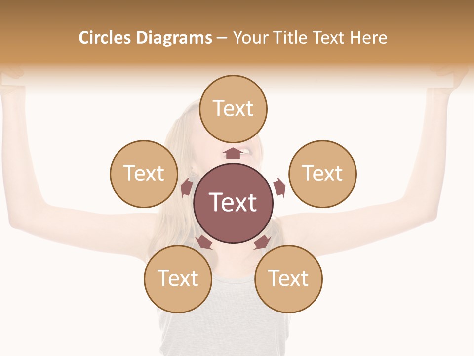 Studio Shot Positive Smile PowerPoint Template