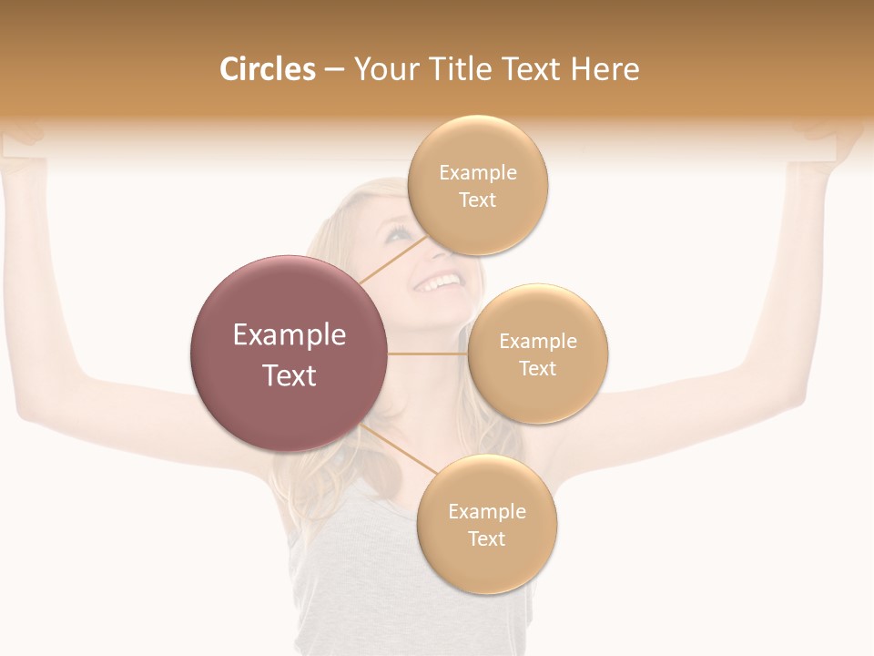 Studio Shot Positive Smile PowerPoint Template