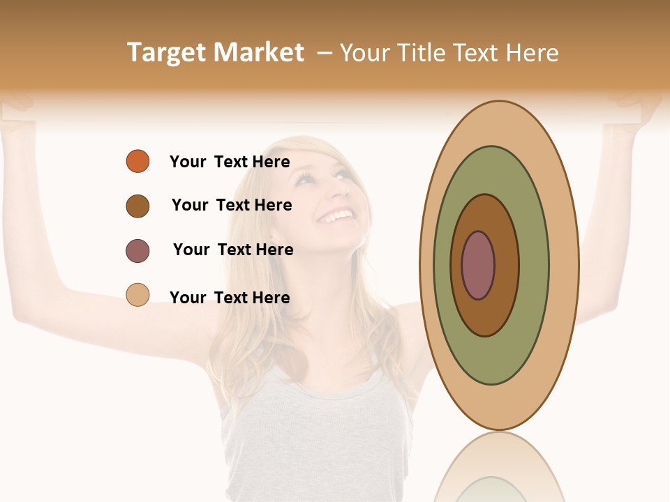 Studio Shot Positive Smile PowerPoint Template