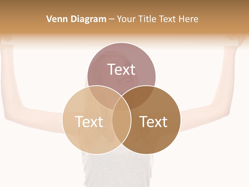 Studio Shot Positive Smile PowerPoint Template