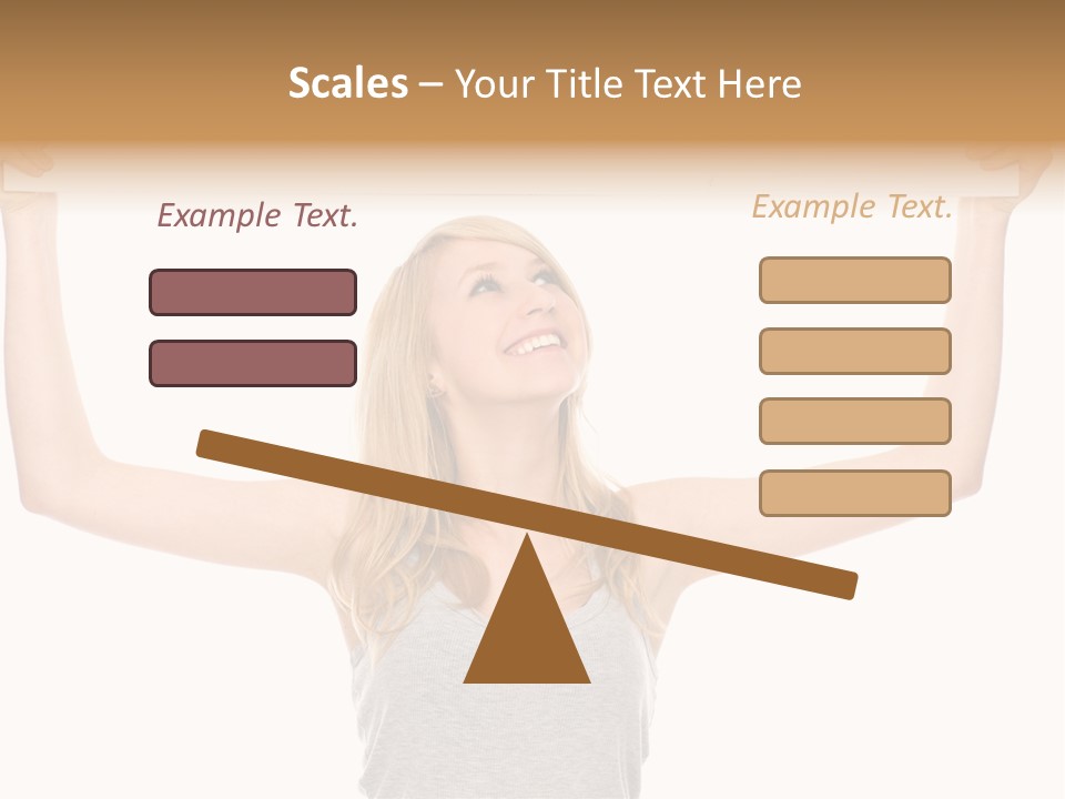 Studio Shot Positive Smile PowerPoint Template