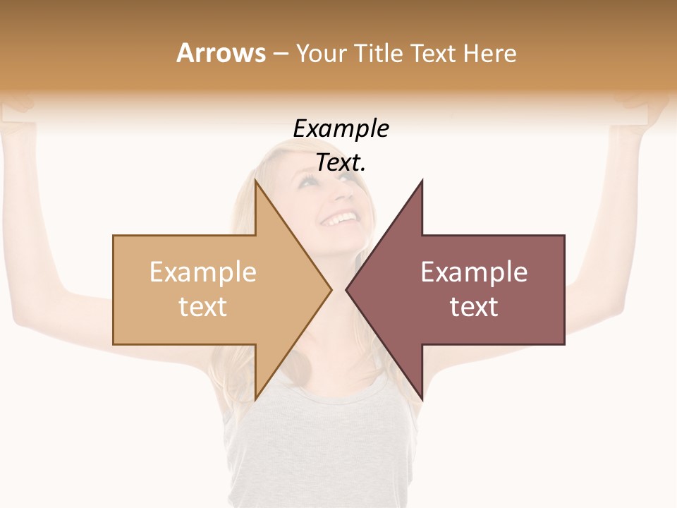 Studio Shot Positive Smile PowerPoint Template