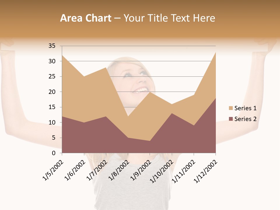Studio Shot Positive Smile PowerPoint Template