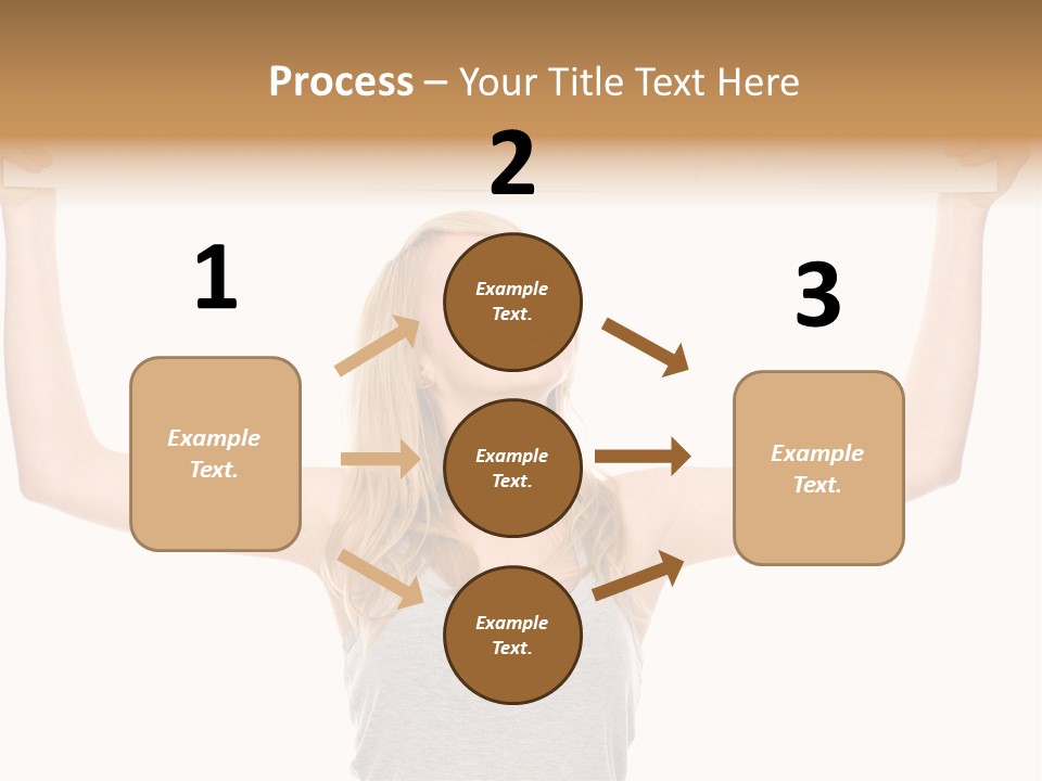 Studio Shot Positive Smile PowerPoint Template
