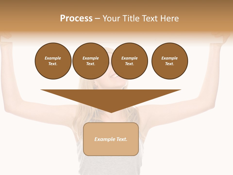 Studio Shot Positive Smile PowerPoint Template