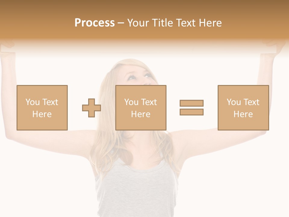 Studio Shot Positive Smile PowerPoint Template