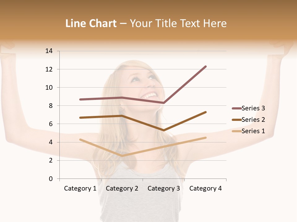 Studio Shot Positive Smile PowerPoint Template