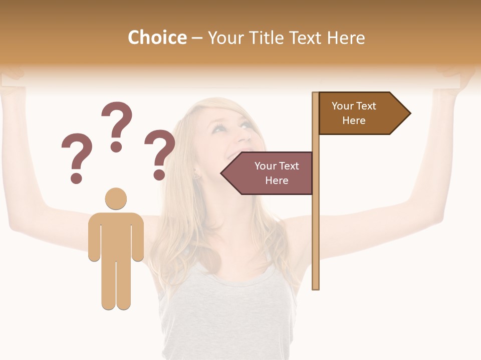 Studio Shot Positive Smile PowerPoint Template