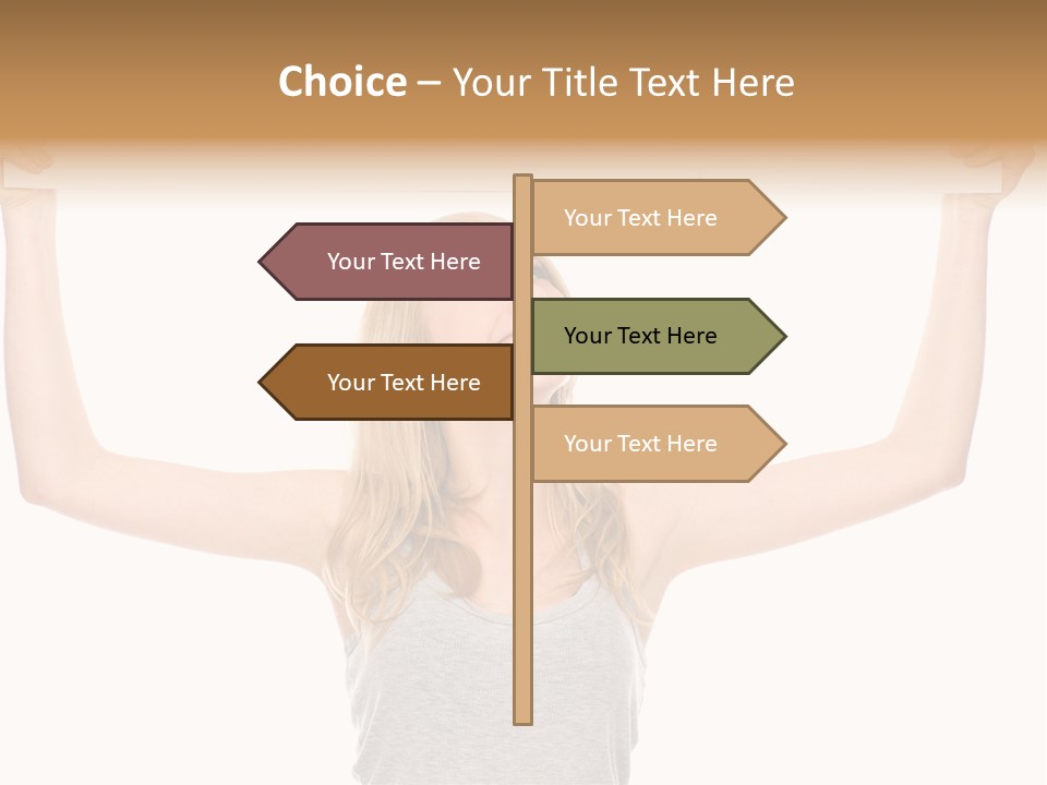 Studio Shot Positive Smile PowerPoint Template