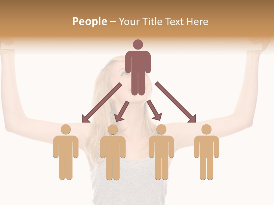 Studio Shot Positive Smile PowerPoint Template