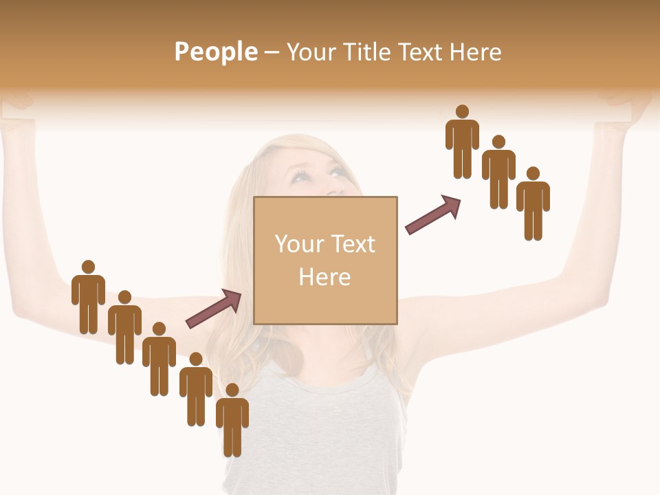 Studio Shot Positive Smile PowerPoint Template