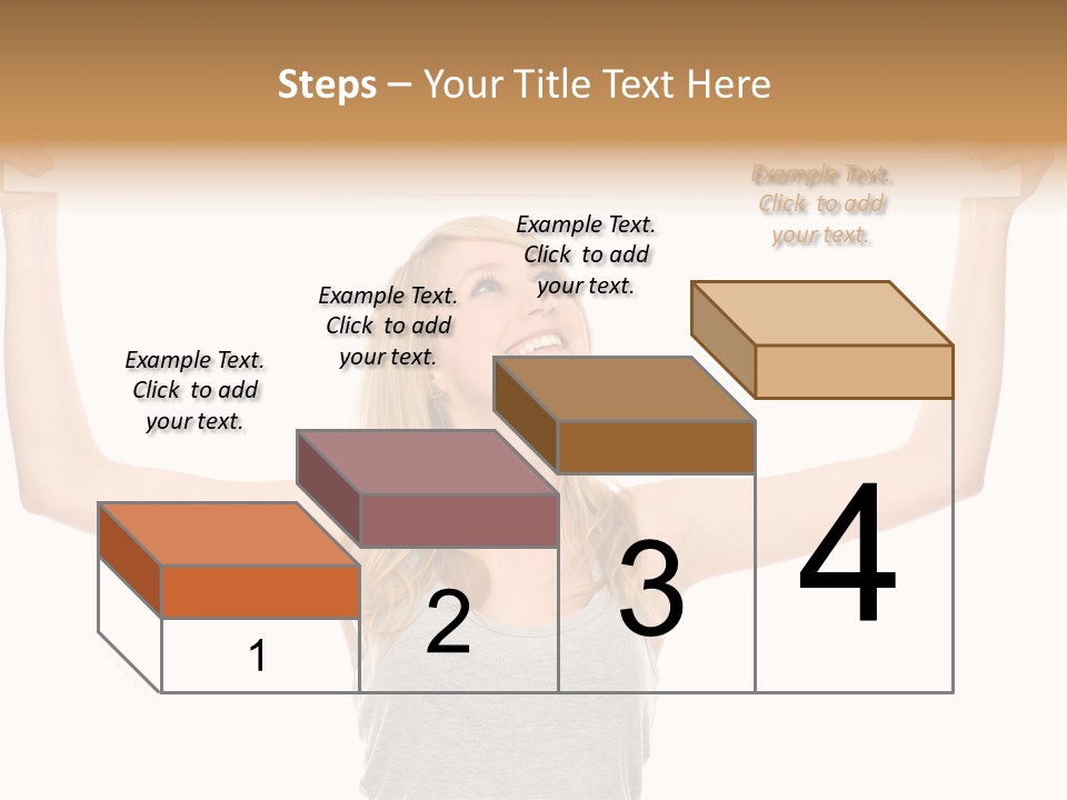 Studio Shot Positive Smile PowerPoint Template