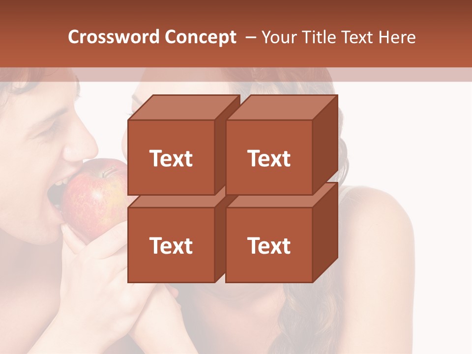 Toothy Vitamins Bite PowerPoint Template