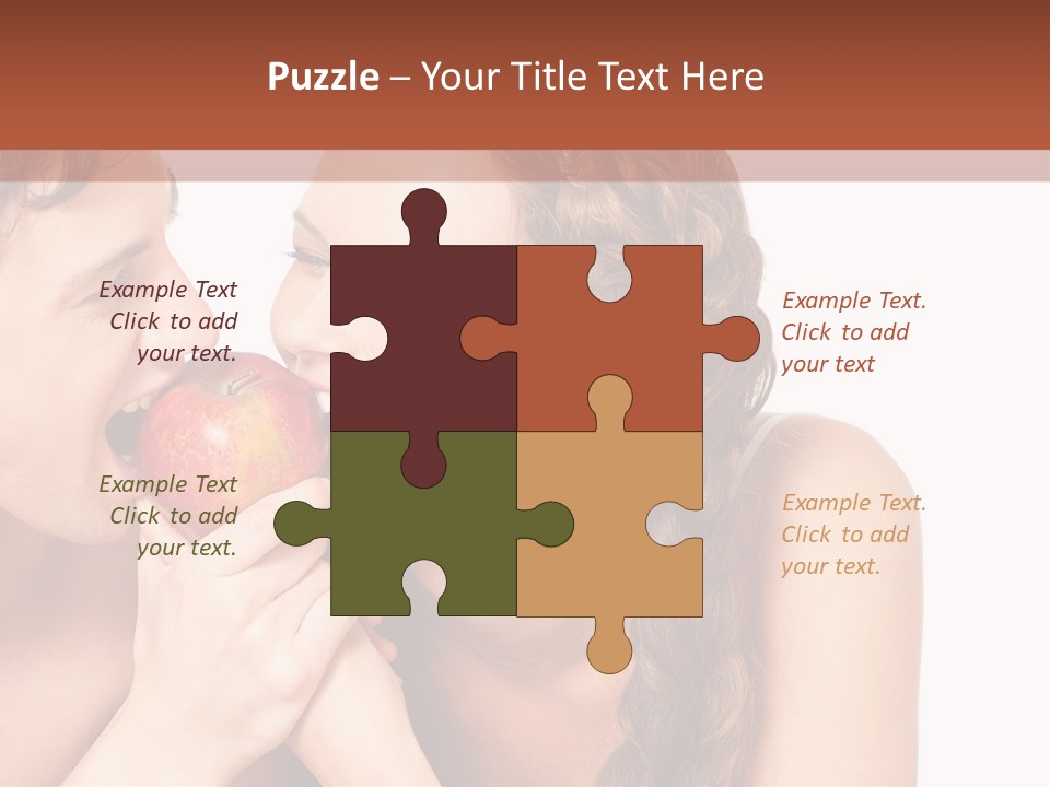 Toothy Vitamins Bite PowerPoint Template